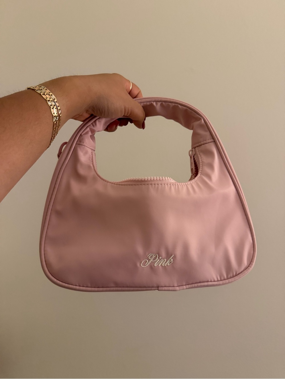 PINK Victoria's Secret Blush Pink Shoulder Mini Bag